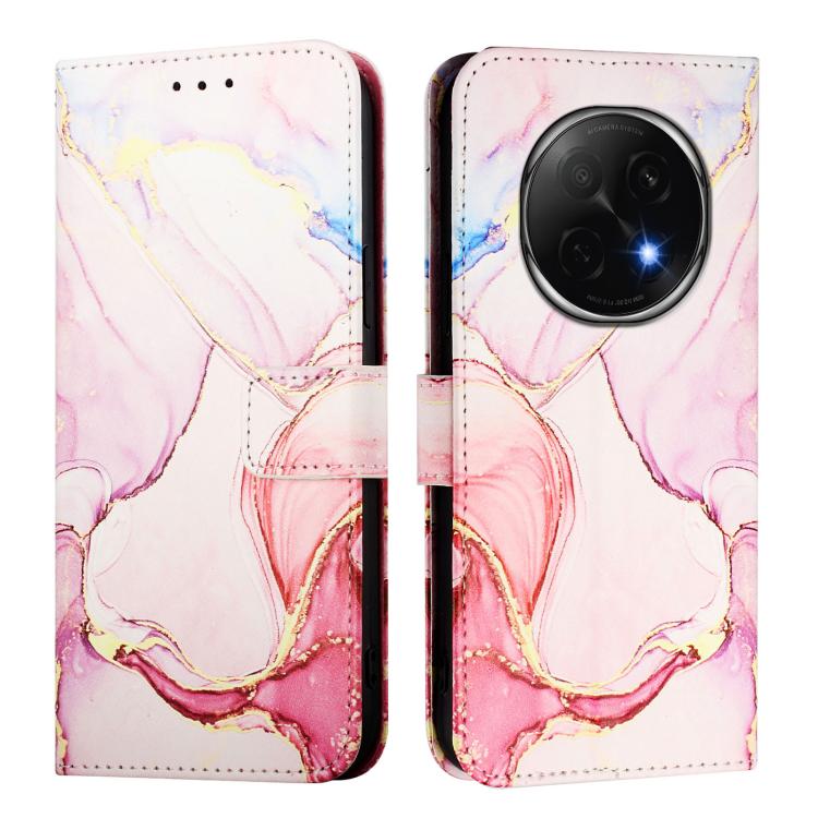 For OPPO A5 Pro China PT003 Marble Pattern Flip Leather Phone Case