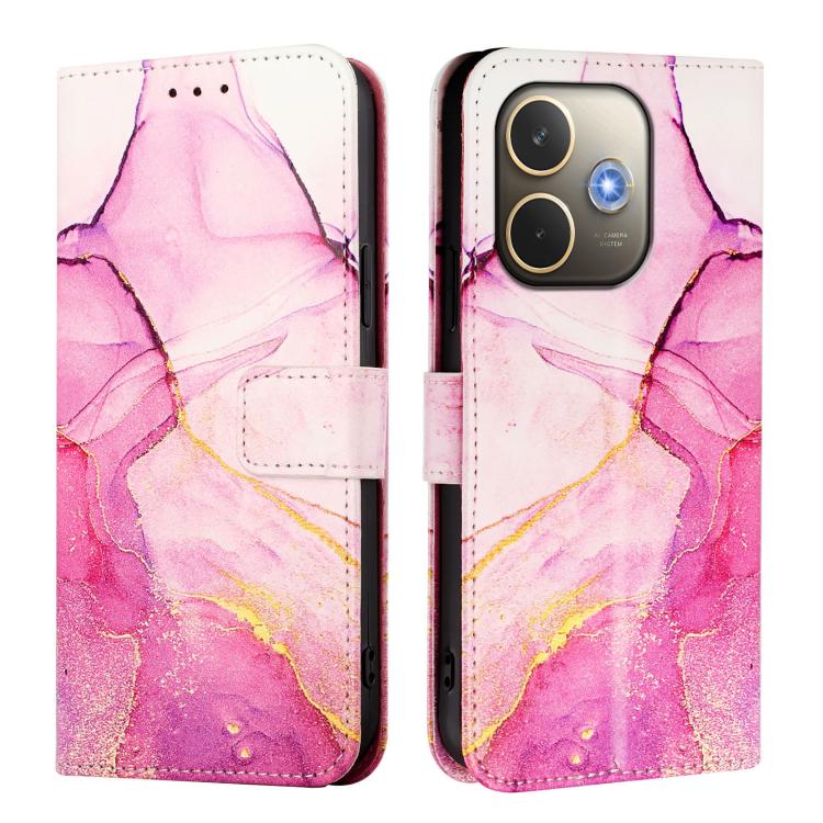 For OPPO A5 Pro 5G Global PT003 Marble Pattern Flip Leather Phone Case
