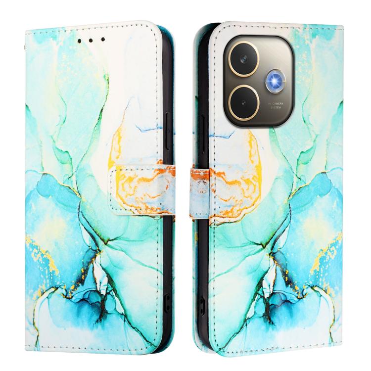 For OPPO A5 Pro 5G Global PT003 Marble Pattern Flip Leather Phone Case