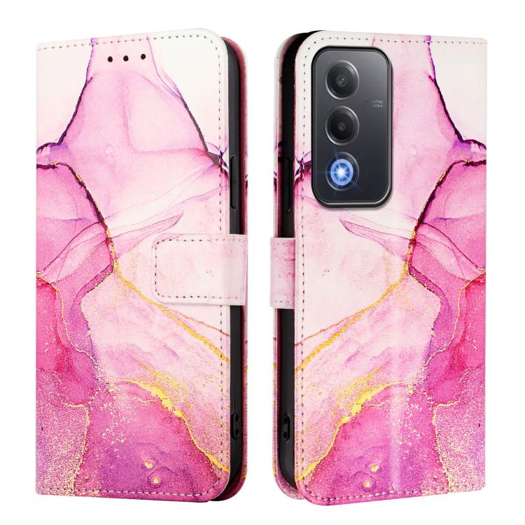 For OPPO A5 5G Global PT003 Marble Pattern Flip Leather Phone Case