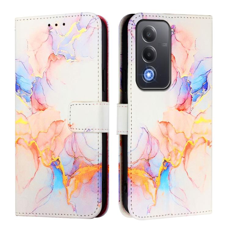 For OPPO A5 5G Global PT003 Marble Pattern Flip Leather Phone Case