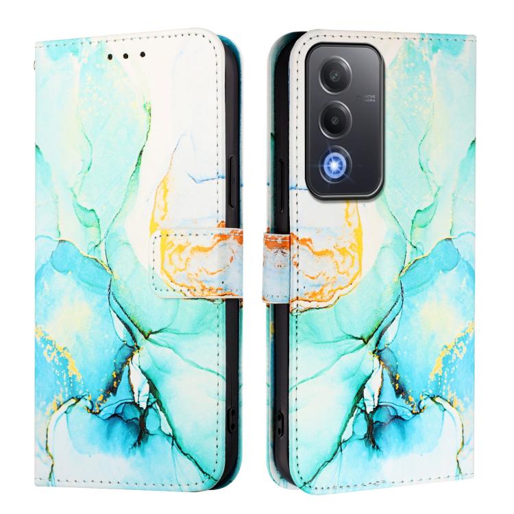 For OPPO A5 5G Global PT003 Marble Pattern Flip Leather Phone Case