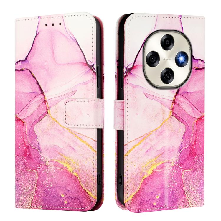 For OPPO A6 Pro China PT003 Marble Pattern Flip Leather Phone Case
