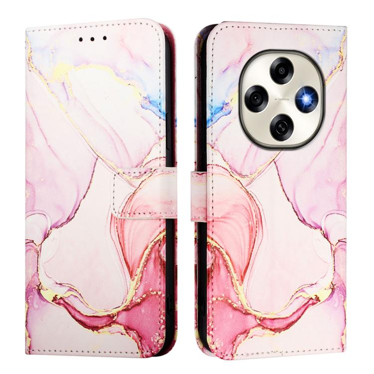 For OPPO A6 Pro China PT003 Marble Pattern Flip Leather Phone Case
