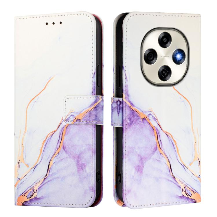 For OPPO A6 Pro China PT003 Marble Pattern Flip Leather Phone Case
