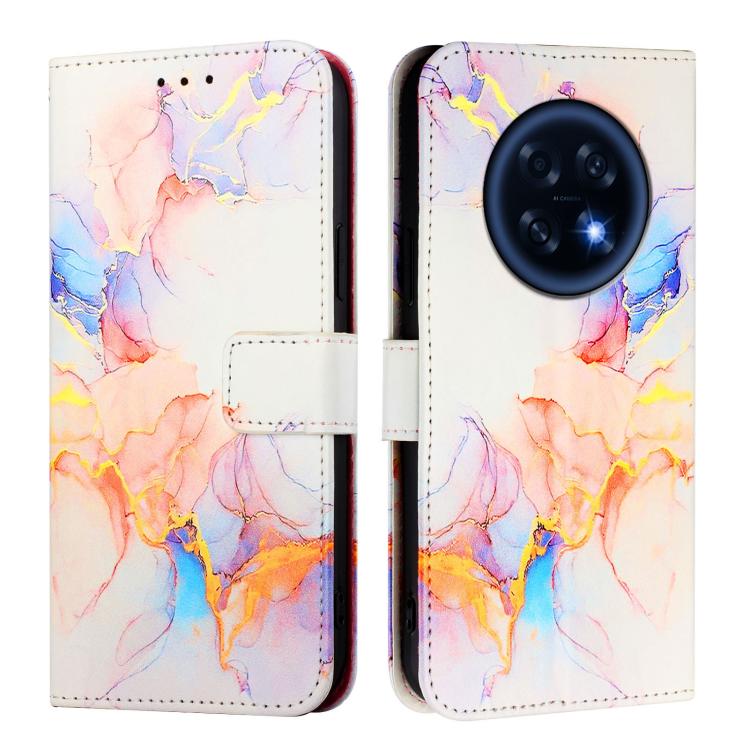 For OPPO A6 GT 5G PT003 Marble Pattern Flip Leather Phone Case