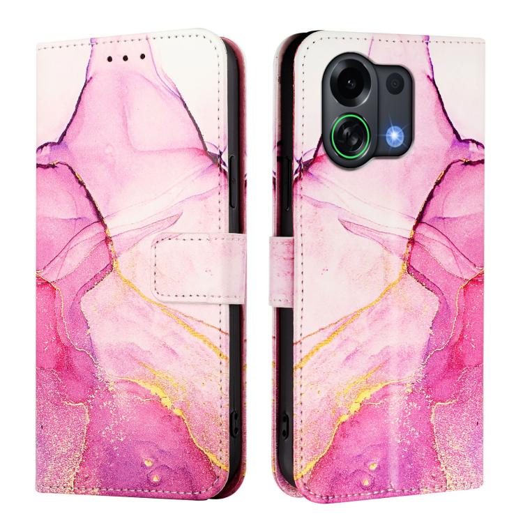 For OPPO K13 Turbo 5G PT003 Marble Pattern Flip Leather Phone Case