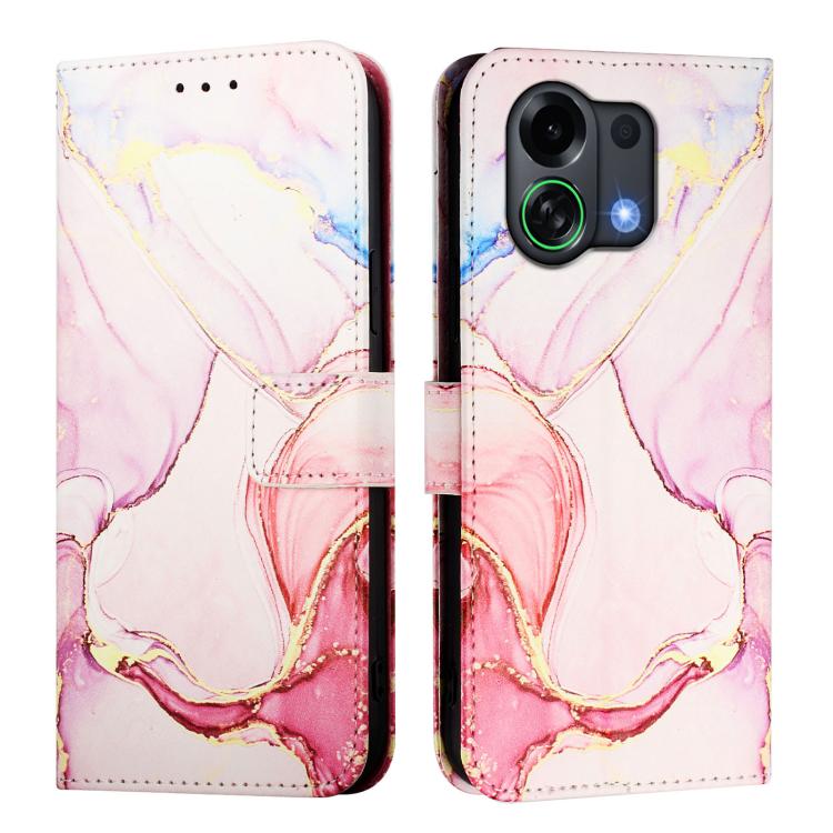 For OPPO K13 Turbo 5G PT003 Marble Pattern Flip Leather Phone Case