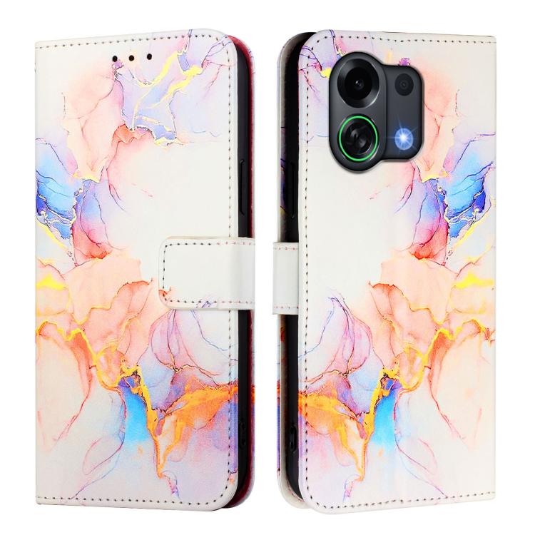 For OPPO K13 Turbo 5G PT003 Marble Pattern Flip Leather Phone Case