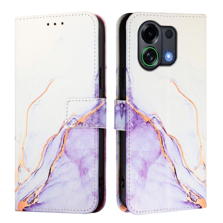 For OPPO K13 Turbo 5G PT003 Marble Pattern Flip Leather Phone Case