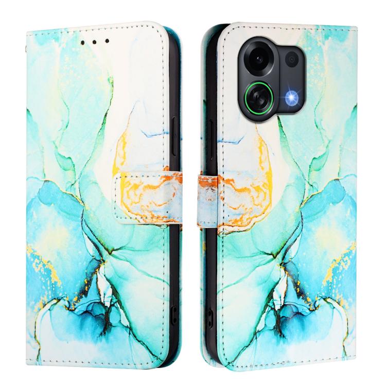 For OPPO K13 Turbo 5G PT003 Marble Pattern Flip Leather Phone Case