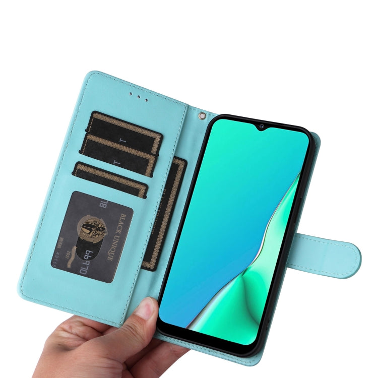 For OPPO A9 / A5 2020 Diamond Lattice Leather Flip Phone Case
