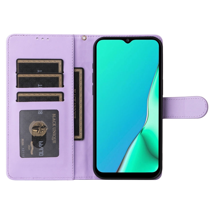 For OPPO A9 / A5 2020 Diamond Lattice Leather Flip Phone Case