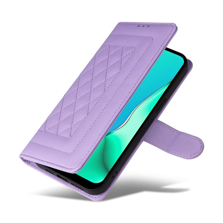 For OPPO A9 / A5 2020 Diamond Lattice Leather Flip Phone Case