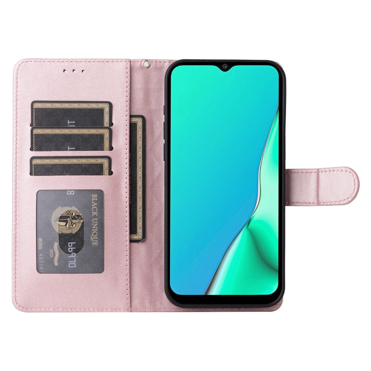 For OPPO A9 / A5 2020 Diamond Lattice Leather Flip Phone Case