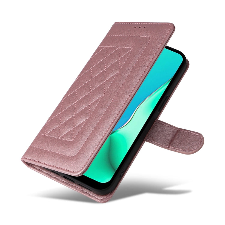 For OPPO A9 / A5 2020 Diamond Lattice Leather Flip Phone Case