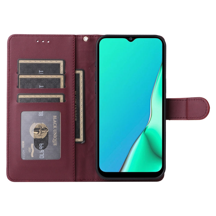 For OPPO A9 / A5 2020 Diamond Lattice Leather Flip Phone Case