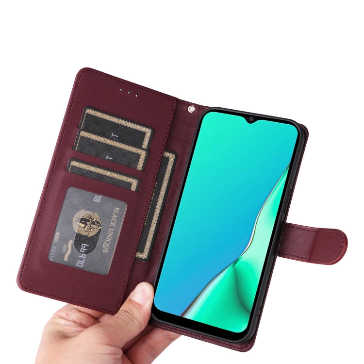 For OPPO A9 / A5 2020 Diamond Lattice Leather Flip Phone Case