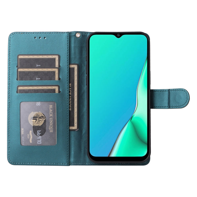 For OPPO A9 / A5 2020 Diamond Lattice Leather Flip Phone Case