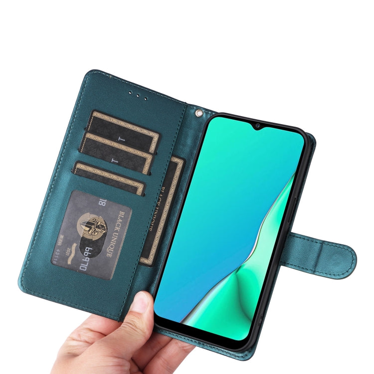 For OPPO A9 / A5 2020 Diamond Lattice Leather Flip Phone Case