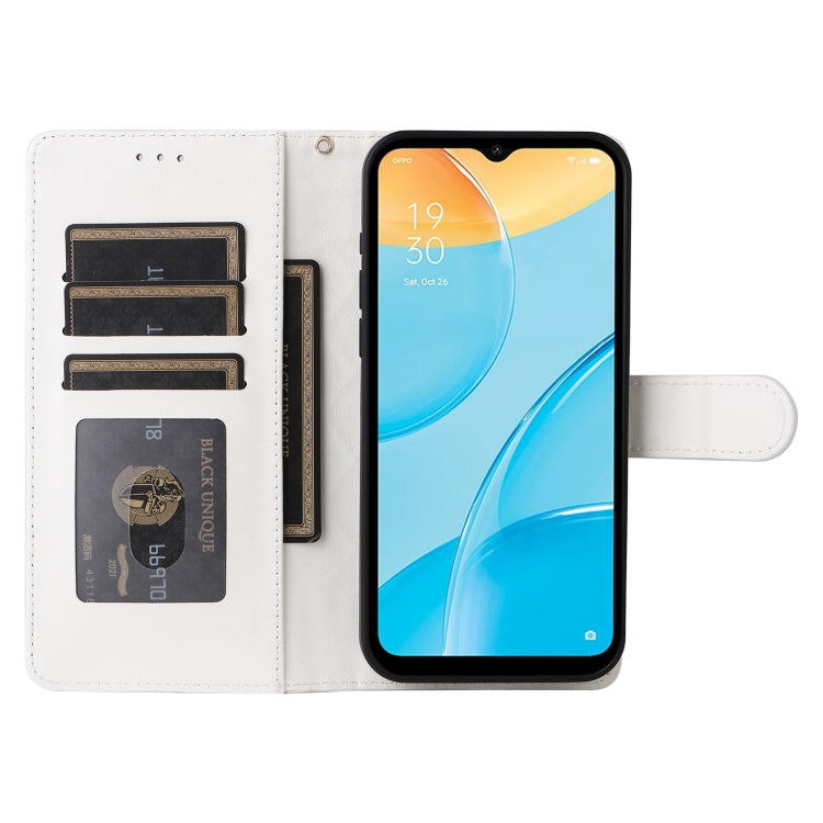 For OPPO A15 / A15s Diamond Lattice Leather Flip Phone Case