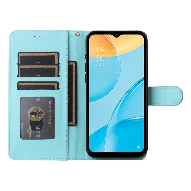 For OPPO A15 / A15s Diamond Lattice Leather Flip Phone Case
