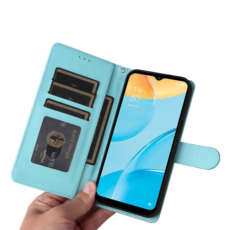 For OPPO A15 / A15s Diamond Lattice Leather Flip Phone Case