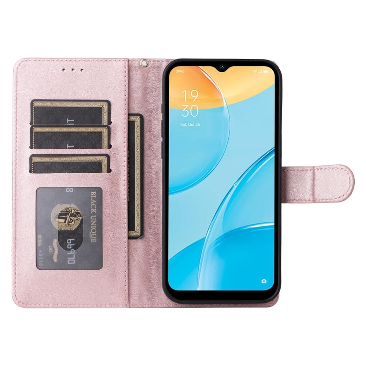 For OPPO A15 / A15s Diamond Lattice Leather Flip Phone Case
