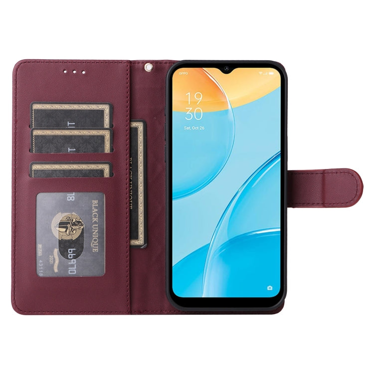 For OPPO A15 / A15s Diamond Lattice Leather Flip Phone Case