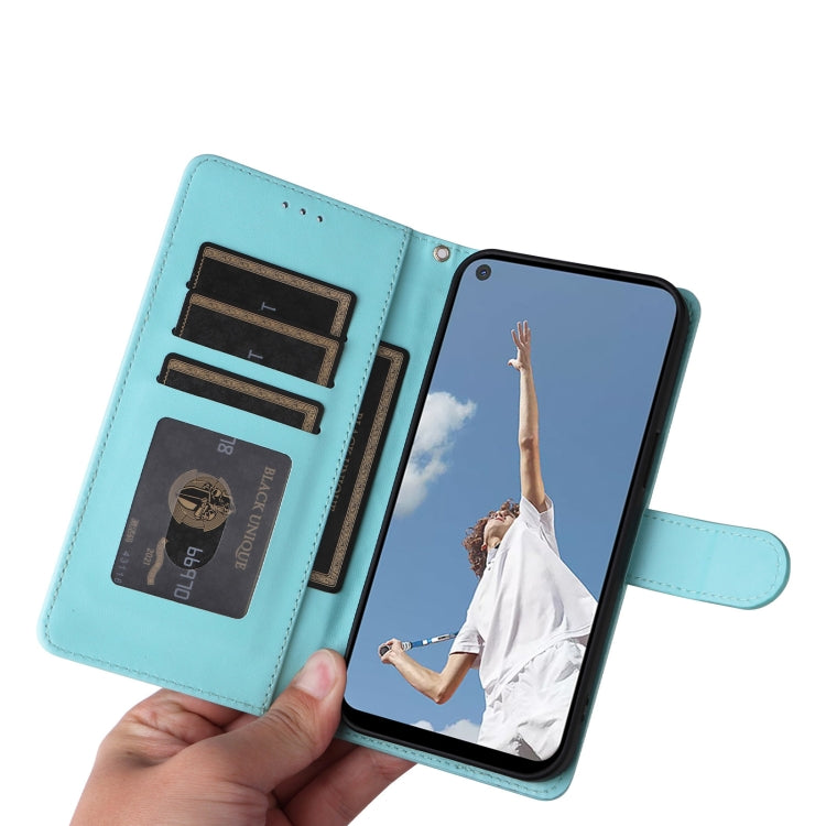 For OPPO A52 / A72 / A92 Diamond Lattice Leather Flip Phone Case