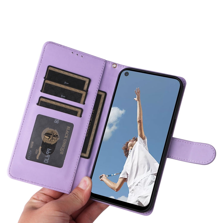 For OPPO A52 / A72 / A92 Diamond Lattice Leather Flip Phone Case