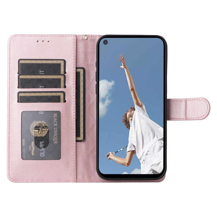 For OPPO A52 / A72 / A92 Diamond Lattice Leather Flip Phone Case