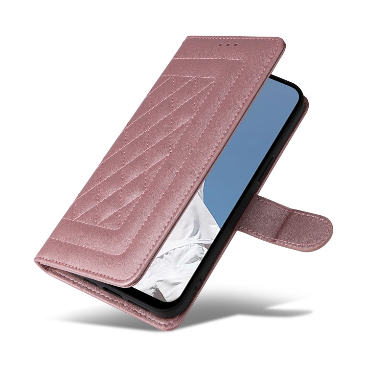 For OPPO A52 / A72 / A92 Diamond Lattice Leather Flip Phone Case