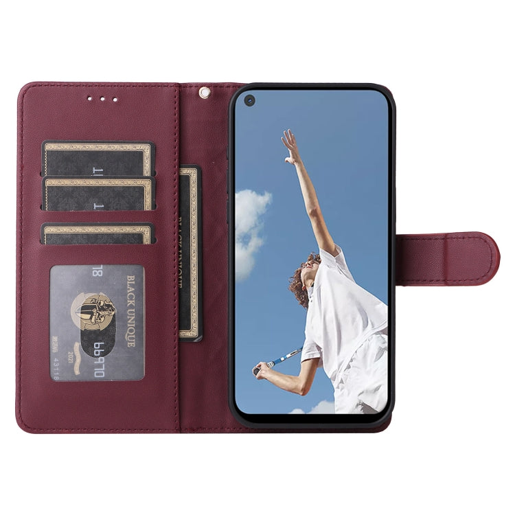 For OPPO A52 / A72 / A92 Diamond Lattice Leather Flip Phone Case