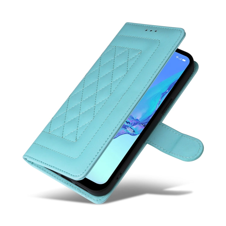 For OPPO A53 / A53s Diamond Lattice Leather Flip Phone Case