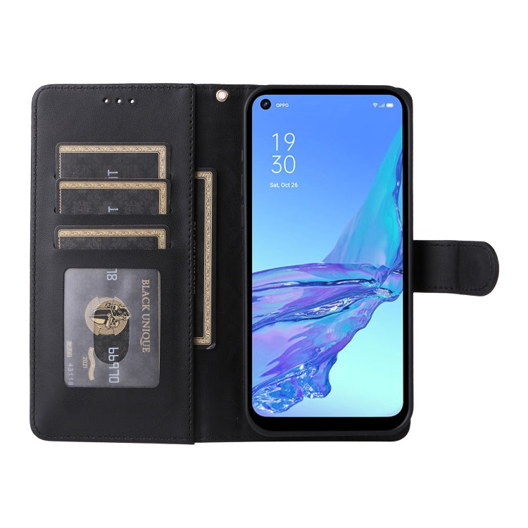 For OPPO A53 / A53s Diamond Lattice Leather Flip Phone Case