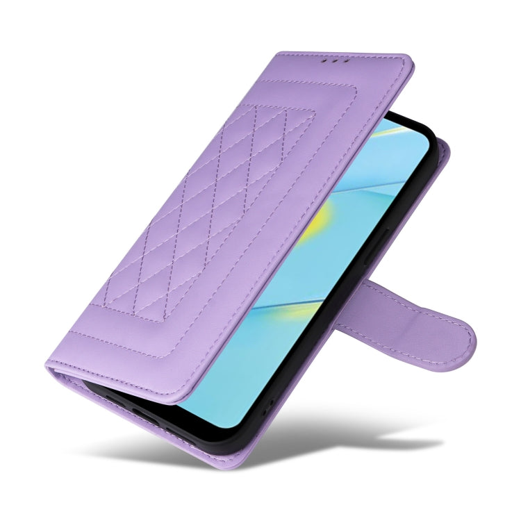 For OPPO A54 4G / A16 Diamond Lattice Leather Flip Phone Case