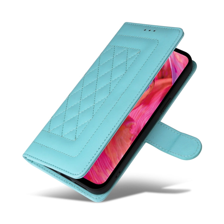 For OPPO A54 5G / A74 5G Diamond Lattice Leather Flip Phone Case