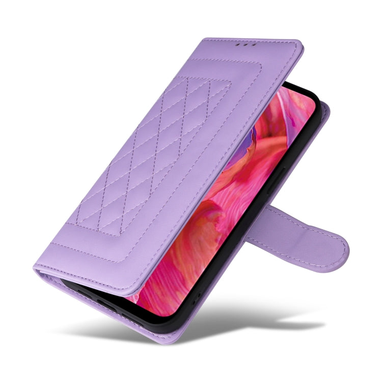For OPPO A54 5G / A74 5G Diamond Lattice Leather Flip Phone Case