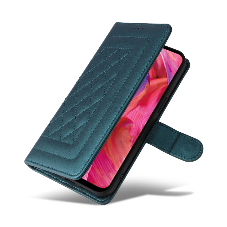 For OPPO A54 5G / A74 5G Diamond Lattice Leather Flip Phone Case