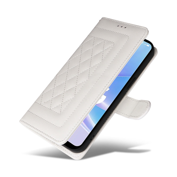 For OPPO A58 5G / A78 5G Diamond Lattice Leather Flip Phone Case