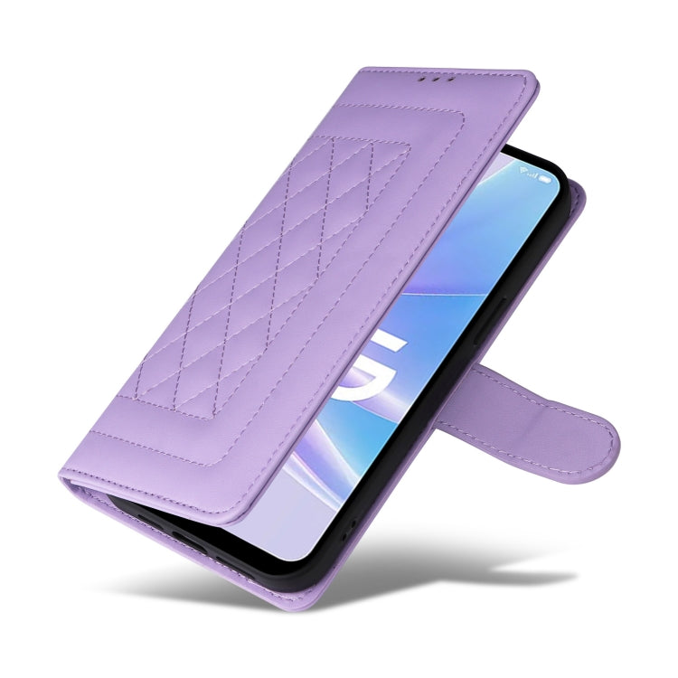 For OPPO A58 5G / A78 5G Diamond Lattice Leather Flip Phone Case