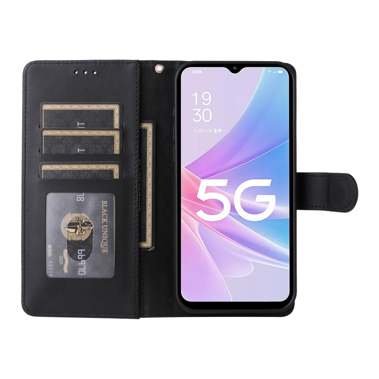 For OPPO A58 5G / A78 5G Diamond Lattice Leather Flip Phone Case