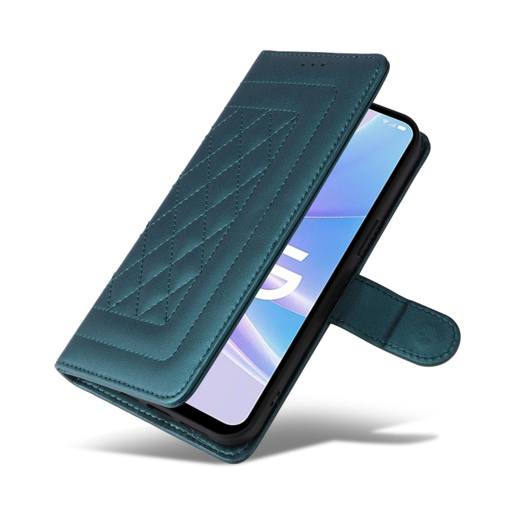 For OPPO A58 5G / A78 5G Diamond Lattice Leather Flip Phone Case