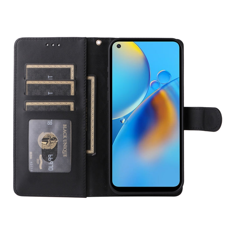 For OPPO A74 / A95 4G / F19 Diamond Lattice Leather Flip Phone Case