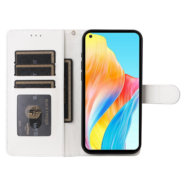For OPPO A78 4G Diamond Lattice Leather Flip Phone Case