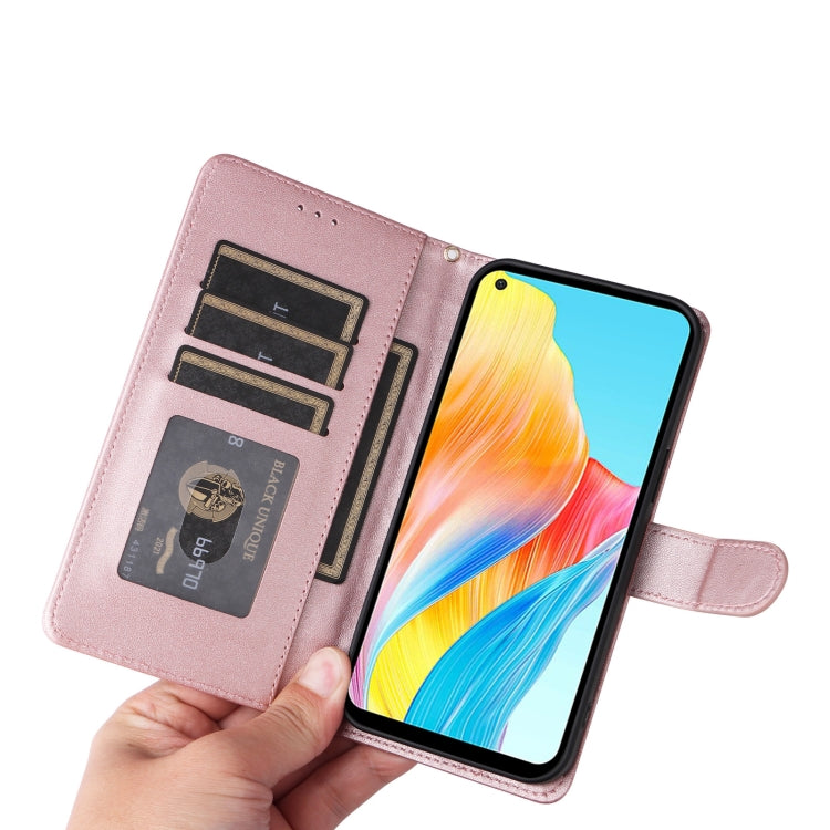 For OPPO A78 4G Diamond Lattice Leather Flip Phone Case