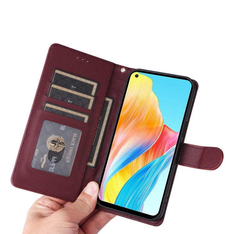 For OPPO A78 4G Diamond Lattice Leather Flip Phone Case