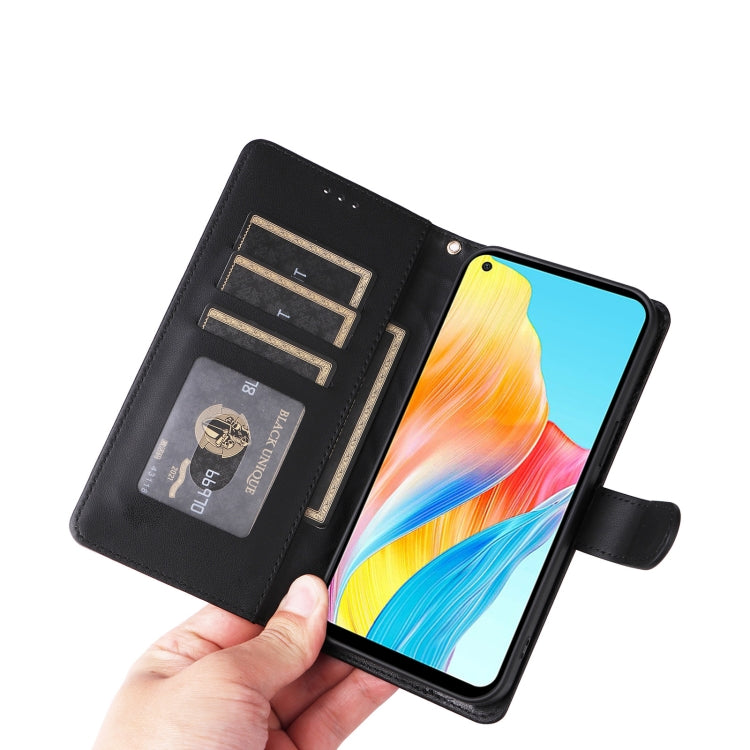 For OPPO A78 4G Diamond Lattice Leather Flip Phone Case