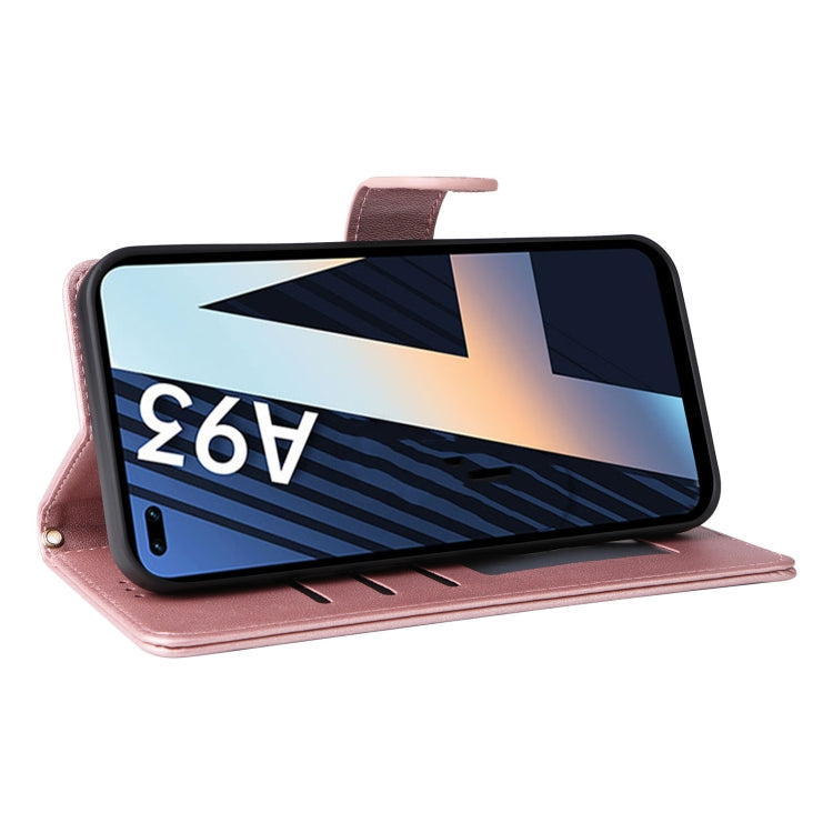 For OPPO A93 4G / F17 Pro Diamond Lattice Leather Flip Phone Case
